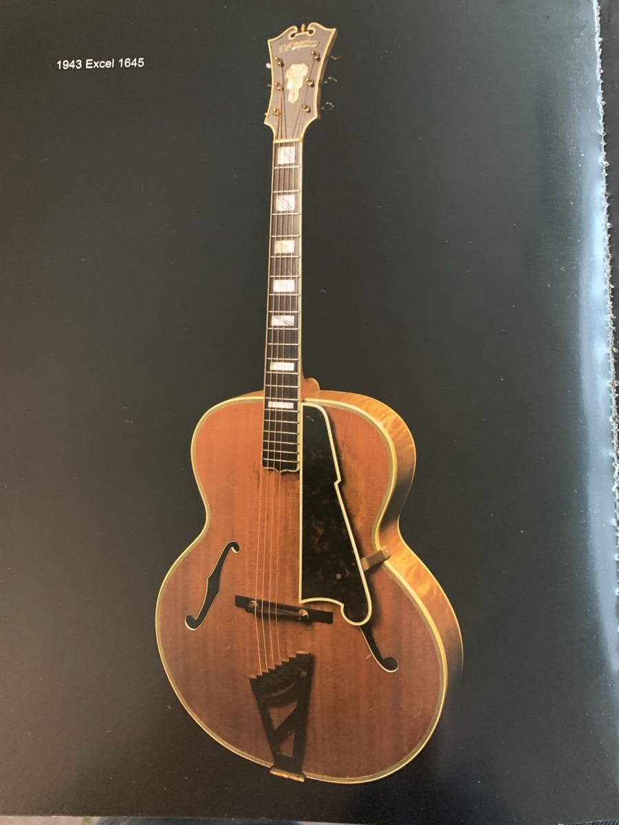 1943 D'Angelico Excel Blonde instrument photograph
