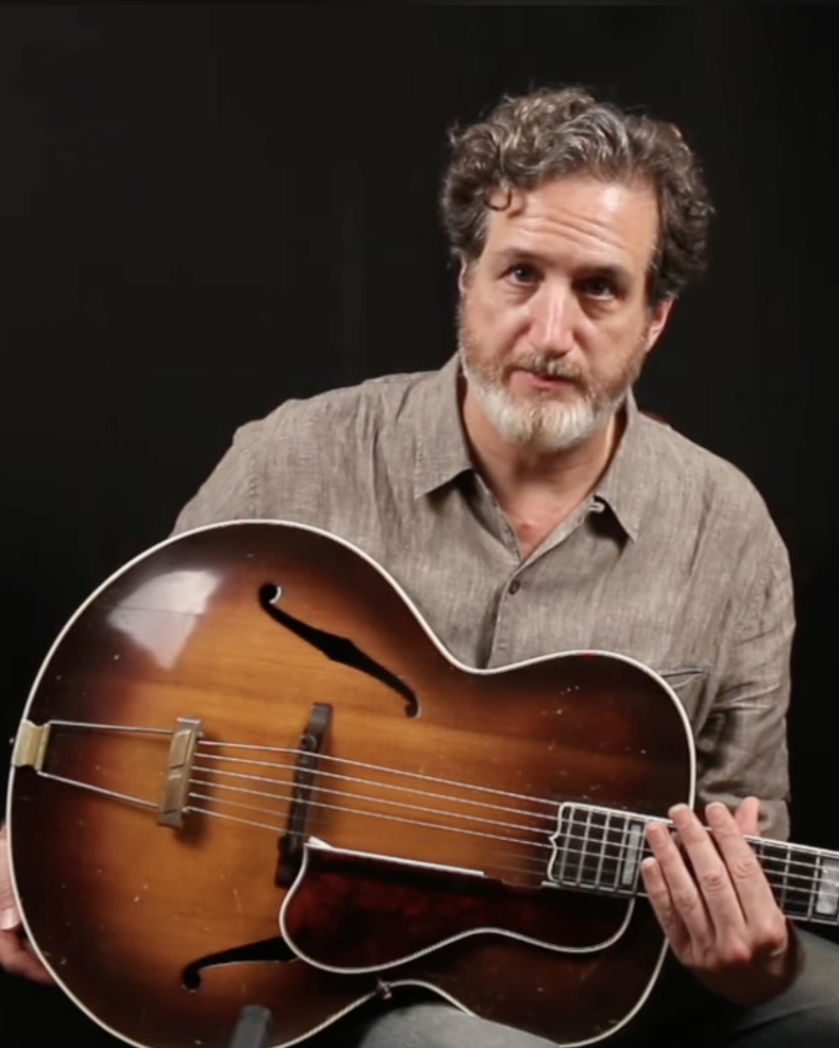 1930 Gibson L-5 modified by D'Angelico instrument photograph